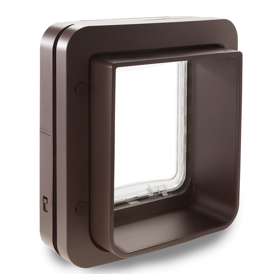 SureFlap Microchip Pet Door for Cats & Small Dogs – Brown
