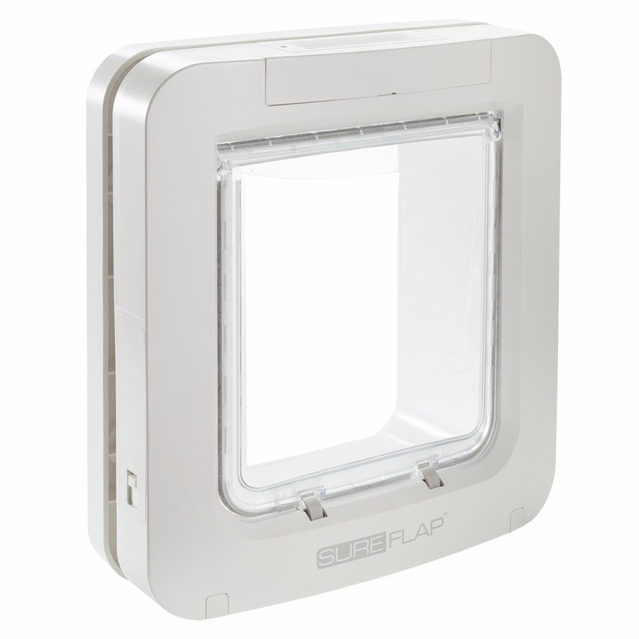 SureFlap Microchip Pet Door for Cats & Small Dogs – Medium/Large Size – White