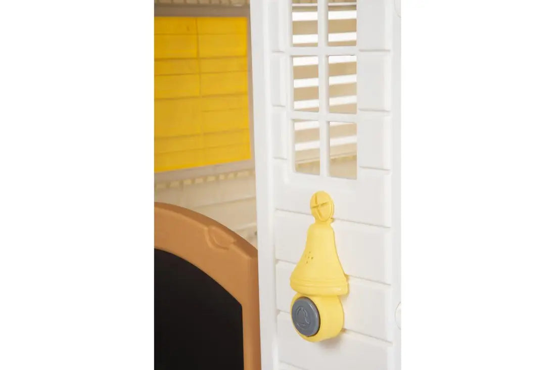 Dolu Kids Garden Playhouse with Fence – White